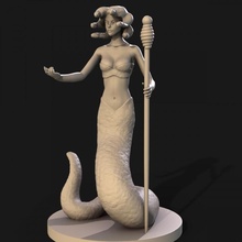 medusa fantasia serpente dnd 3d print model - Mito3D