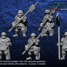 breton dwarfs - medium infantry toys & games fantasy dwarf 28mm bretonia 3d print model - Mito3D