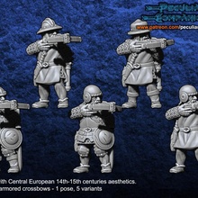 Breton cüceler yaylı tüfekçiler oyuncaklar oyunlar fantezi tatar yayı 28mm Britanya 3d print model - Mito3D