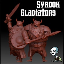 Syrwook gladyatörler oyuncaklar oyunlar fantezi Patreon zombi ustası 3d print model - Mito3D