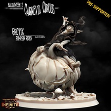 grotix pumpkinrider goblin toys & games epic fantasy mini model rpg miniature evil monsters boardgame base role tabletop heroes circus wargame dungeon d&d carnevil warriors witches pathfinder infinite heroines goblins ragingheroes canival 3d print model - Mito3D