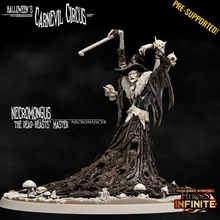 necromongus dead-beasts' master necromancer toys & games epic fantasy mini model rpg miniature monsters boardgame base role tabletop heroes circus wargame dungeon d&d carnevil warriors witches pathfinder infinite heroines goblins ragingheroes canival 3d print model - Mito3D