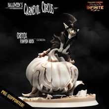 critox pumpkin rider goblin toys & games epic fantasy mini model rpg miniature monsters boardgame base role tabletop heroes circus wargame dungeon d&d carnevil warriors witches pathfinder infinite heroines goblins ragingheroes canival 3d print model - Mito3D
