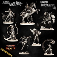 sangrariah assistant pack toys & games epic fantasy mini model rpg miniature monsters boardgame base role tabletop heroes circus wargame dungeon d&d carnevil warriors witches pathfinder infinite heroines goblins ragingheroes canival 3d print model - Mito3D