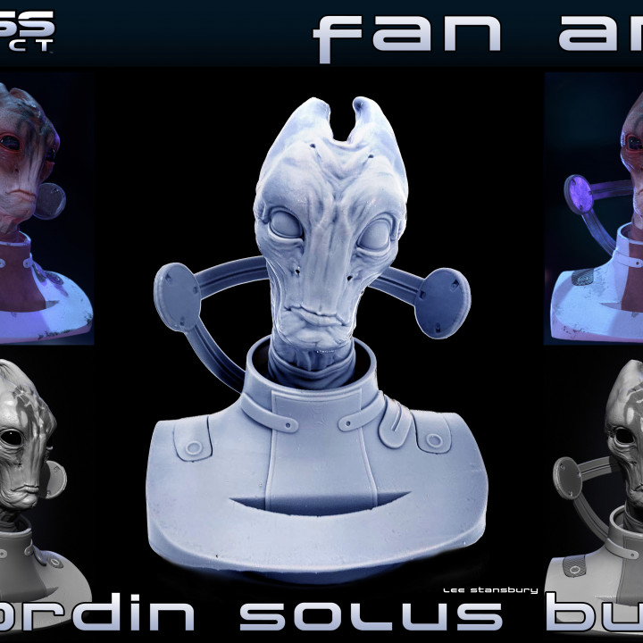 mordin solus massa fan arte sci fi solarian 3D print model - Mito3D