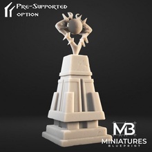 Auge Turm Spielzeuge Spiele Außerirdischer Architektur Fantasie Miniatur Verteidiger dnd Entwurf verteidigen Türme 3d print model - Mito3D