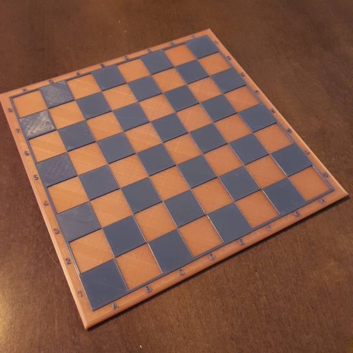 xadrez borda tabuleiro brinquedos jogos 3D print model - Mito3D