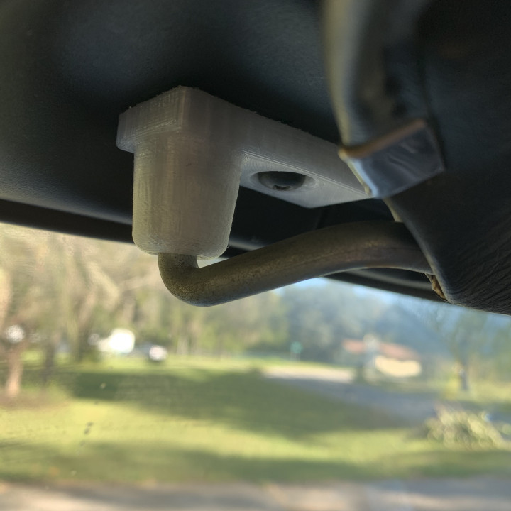 jeep tj visor mount 2003-2006 bracket 3D print model - Mito3D