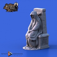 dama Shannon Tienda fantasía medieval estatua cementerio 28mm abadía wightwood 3d print model - Mito3D