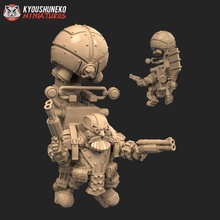floating sky dwarf admiral toys & games wargaming warhammer sigmar kharadron 3d print model - Mito3D