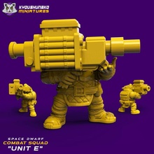 spazio nano combattere squadra unità giocattoli Giochi 40k warhammer squat necromuda 3d print model - Mito3D