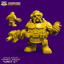 spazio nano combattere squadra unità giocattoli Giochi 40k wargaming warhammer scifi squat necromuda 3d print model - Mito3D