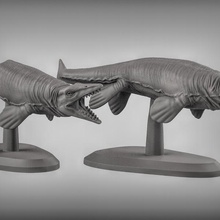 mosasaurus toys & games dinosaur prehistoric dungeonsanddragons dnd pathfinder ttrpg 3d print model - Mito3D