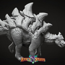 tumba estegosaurio miniatura pre supported juguetes juegos bestia dinosaurio dragones mazmorras fantasía mini monstruo rpg cazador juego mesa dnd herbívoro soportado epicsnstuffs 3d print model - Mito3D