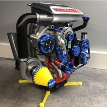 mazda rx7 wankel rotary engine 13b-rew remix spare parts 3d print model - Mito3D