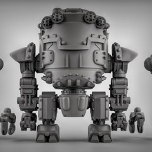 gigante robô brinquedos jogos 40k scifi titã warhammer40k mesa 3d print model - Mito3D