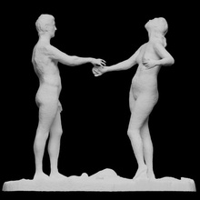 Adam veille analyse Russie 3dprintable photogrammétrie 3dsculpture Eve Légende 3d print model - Mito3D