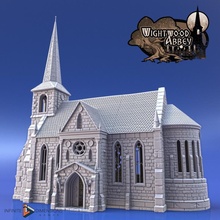 wightwood abbey church toys & games fantasy medieval temple 3d print model - Mito3D