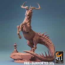 Kirin juguetes juegos impresión caballo señor lotp qilin kilin unicornio 3d print model - Mito3D