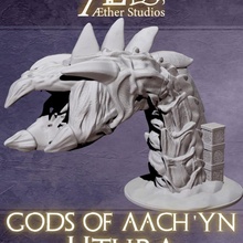 gods aach'yn - uthra toys & games bug giant cthulu colossal dune sandworm aether tremors graboid 3d print model - Mito3D