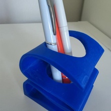 ranura bolígrafo soporte jardín escritorio titular pluma 3d print model - Mito3D