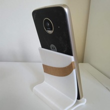 ranura 6 teléfono estante soporte artilugio electrónica smartphone telefonico 3d print model - Mito3D