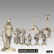Mumie Pack 4 Spielzeuge Spiele 40k Skelett Grab Untote Kriegshammer Zombie Pharao Könige unsterblich Samurai 300 Sigmar Ashigaru khemri Ossiarch Bonereaper Settra 3d print model - Mito3D