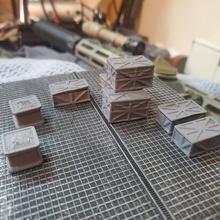 40k cargo toys & games terrain warhammer tabletop scatter crates 3d print model - Mito3D