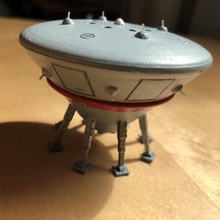 pr uleb - dinghy 130m class cone & garden spaceship perry rhodan perryversum 3d print model - Mito3D