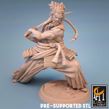 samurai impressão Japão ninja Guerreiro senhor katana Samoura lotp 3d print model - Mito3D