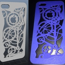 Getriebe iphone 5 5s Fall gadgets Elektronik apple cover Zahnräder Telefon 3d print model - Mito3D