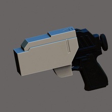 holster dc17 gun tabletop starwars cosplay blaster holster-gun 3d print model - Mito3D