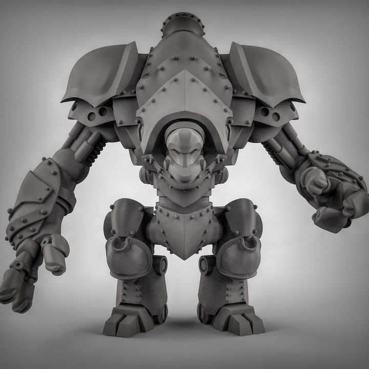 golem toys & games robot dungeonsanddragons iron dnd pathfinder construct irongolem 3D print model - Mito3D
