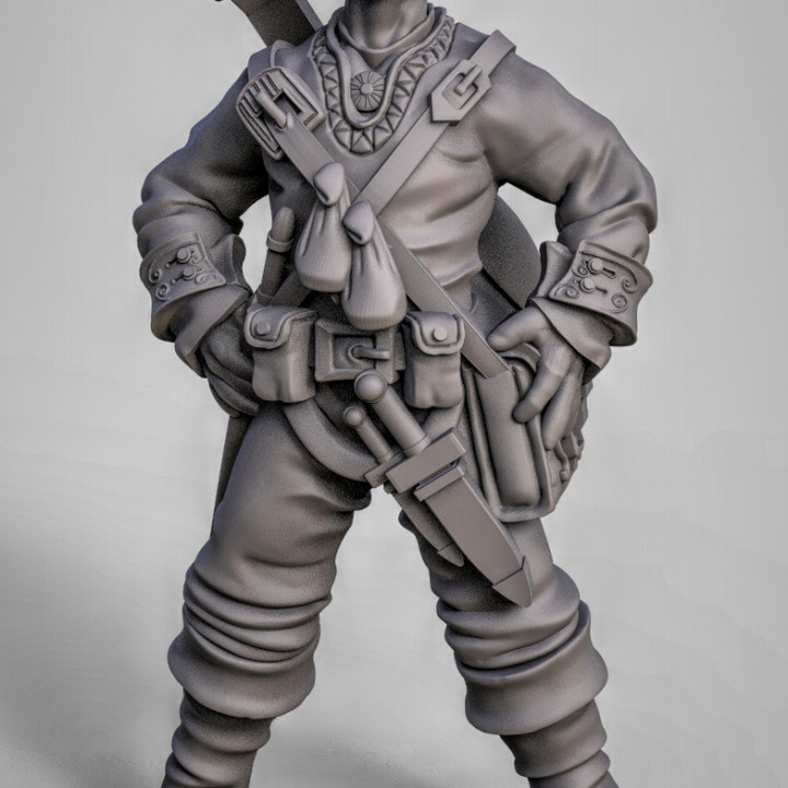 bard toys & games fantasy rpg character dungeonsanddragons dnd pathfinder ttrpg 3D print model - Mito3D