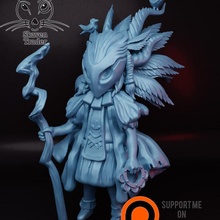 eva druid toys & games fantasy goblin wood trader skaven skaventrader goblyn 3d print model - Mito3D
