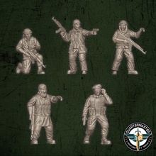 insurgent militia leaders toys & games historical 28mm spectre modernwar forceonforce teamyankee 3d print model - Mito3D