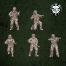ribelle milizia squadra 3 giocattoli Giochi storico 28mm spettro era moderno forceonforce teamyankee 3d print model - Mito3D
