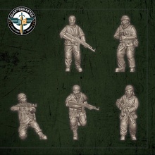 Aufständischer Miliz Mannschaft 4 Spielzeuge Spiele historisch 28mm Gespenst modernwar forceonforce teamyankee 3d print model - Mito3D