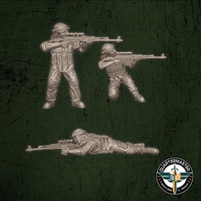 insurgent militia marksmen toys & games historical 28mm spectre modernwar forceonforce teamyankee 3d print model - Mito3D