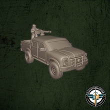 isyancı milis teknik hmg Küçük kule oyuncaklar oyunlar tarihi 28mm hayalet moderndi kuvvet uygulamak Teamyankee 3d print model - Mito3D