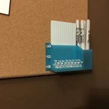 cortiça borda Nota cartão suporte jardim PIN empurrar 3d print model - Mito3D