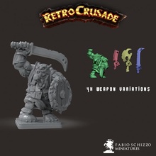 retrocrusade orc toys & games miniatures miniature 32mm heroquest fabioschizzo 3d print model - Mito3D
