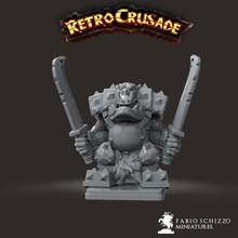 retrocrusade orc boss toys & games miniatures orcs heroquest fabioschizzo 3d print model - Mito3D