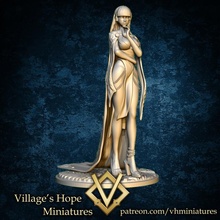 sexy guild mate series no6 elegant lady toys & games beautiful miniatures woman miniature minis dnd 75mm ttrpg trpg 3d print model - Mito3D