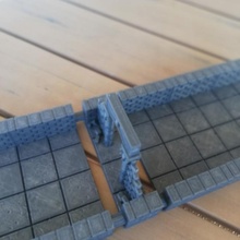 dungeon archway tabletop board games miniatures rpg warhammer open 2 openforge forge tiles quest dungeontiles dnd warhammerquest boaradgames 3d print model - Mito3D