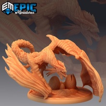 cockatrice eggs huge chicken lizard hybrid classic encounter toys & games egg fantasy medieval monster reptile rpg warhammer enemy tabletop dungeon dnd pathfinder npc pre-supported supported pre 3d print model - Mito3D