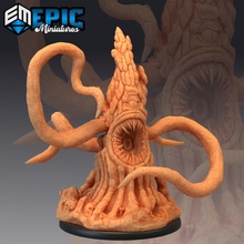 tentacle rock stone pillar mimic disguised cave encounter toys & games fantasy medieval monster rpg warhammer enemy tabletop dungeon dnd pathfinder roper npc pre-supported supported pre 3d print model - Mito3D