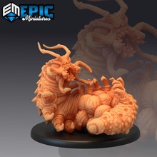 carrion bug eggs giant centipede cave crawler insect classic encounter store fantasy medieval monster rpg warhammer enemy tabletop dungeon dnd pathfinder npc pre-supported supported pre 3d print model - Mito3D