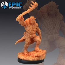 chauve souris triomphant punaise ours hybride poilu lutin grotte rencontre boutique fantaisie médiéval monstre rpg marteau guerre ennemi table épouvantail donjon 3d print model - Mito3D