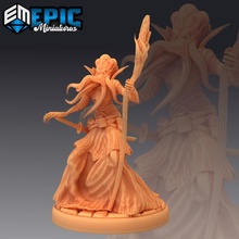 mind eater psionic tentacle brain flayer classic encounter store fantasy medieval monster rpg warhammer enemy tabletop dungeon dnd pathfinder npc mindflayer pre-supported supported pre 3d print model - Mito3D